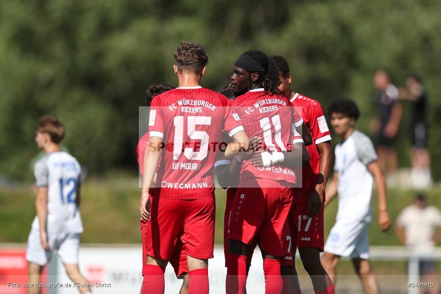 sport, action, Sportgelände, Regionalliga Südwest, Regionalliga Bayern, Fussball, FWK, FCB, FC Würzburger Kickers, FC Bayern Alzenau, Bad Mergentheim, BFV, 05.07.2025 - Bild-ID: 2491910