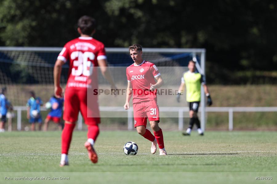 sport, action, Sportgelände, Regionalliga Südwest, Regionalliga Bayern, Fussball, FWK, FCB, FC Würzburger Kickers, FC Bayern Alzenau, Bad Mergentheim, BFV, 05.07.2025 - Bild-ID: 2491920
