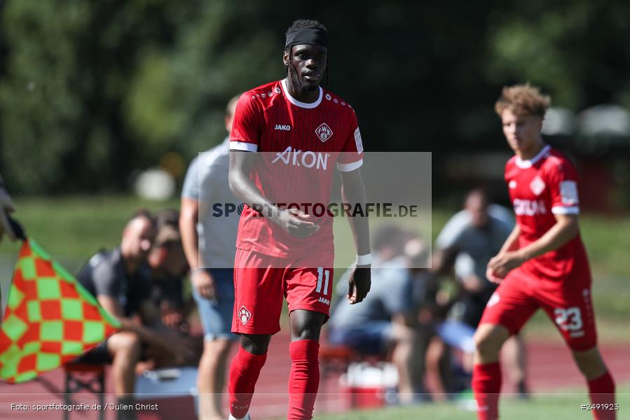 sport, action, Sportgelände, Regionalliga Südwest, Regionalliga Bayern, Fussball, FWK, FCB, FC Würzburger Kickers, FC Bayern Alzenau, Bad Mergentheim, BFV, 05.07.2025 - Bild-ID: 2491923