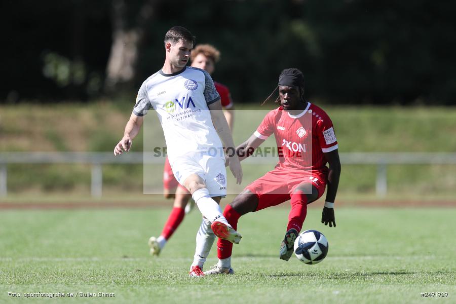sport, action, Sportgelände, Regionalliga Südwest, Regionalliga Bayern, Fussball, FWK, FCB, FC Würzburger Kickers, FC Bayern Alzenau, Bad Mergentheim, BFV, 05.07.2025 - Bild-ID: 2491929