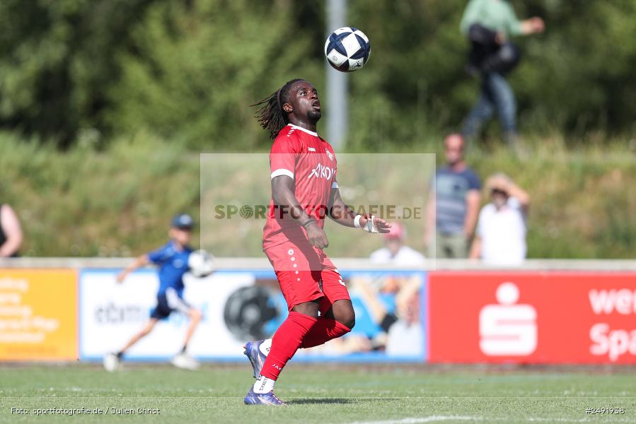 sport, action, Sportgelände, Regionalliga Südwest, Regionalliga Bayern, Fussball, FWK, FCB, FC Würzburger Kickers, FC Bayern Alzenau, Bad Mergentheim, BFV, 05.07.2025 - Bild-ID: 2491938