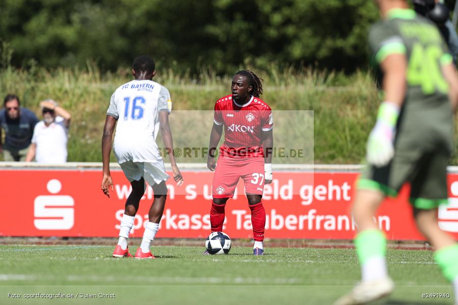 sport, action, Sportgelände, Regionalliga Südwest, Regionalliga Bayern, Fussball, FWK, FCB, FC Würzburger Kickers, FC Bayern Alzenau, Bad Mergentheim, BFV, 05.07.2025 - Bild-ID: 2491940