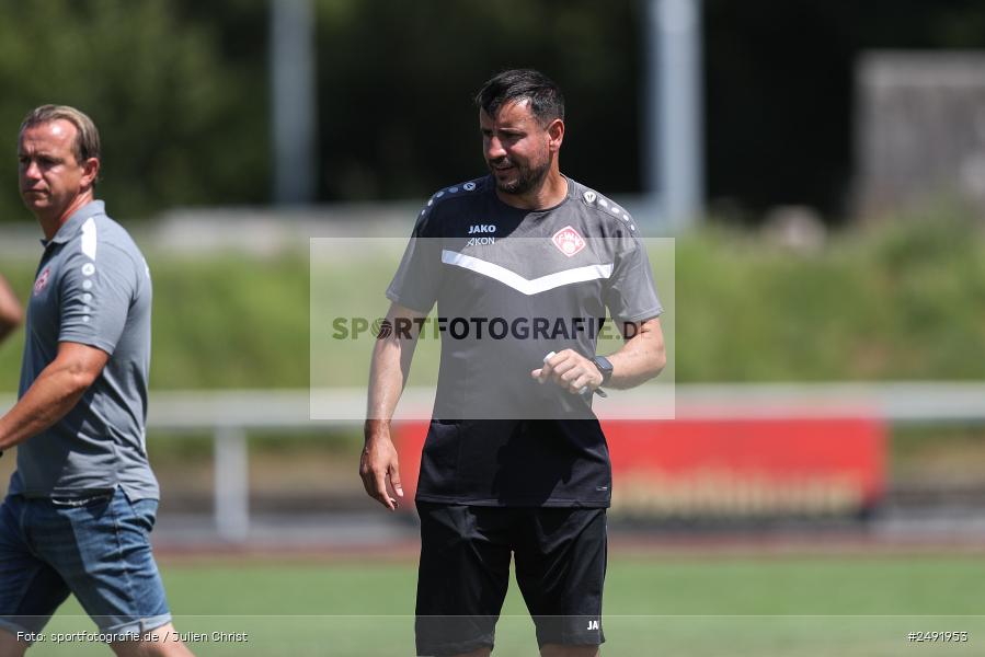 sport, action, Sportgelände, Regionalliga Südwest, Regionalliga Bayern, Fussball, FWK, FCB, FC Würzburger Kickers, FC Bayern Alzenau, Bad Mergentheim, BFV, 05.07.2025 - Bild-ID: 2491953