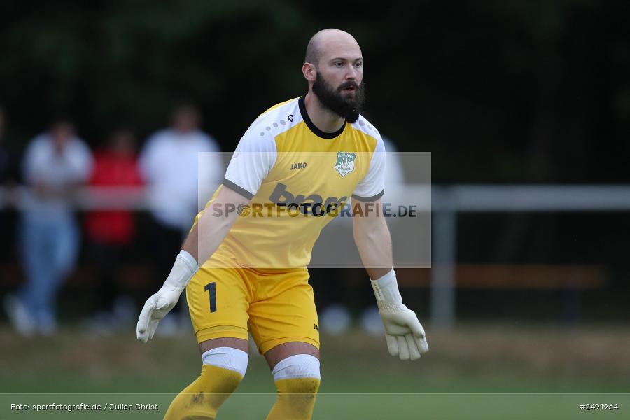 Sportgelände, 06.07.2025, sport, action, Fussball, BFV, Altfeld, AUTO-Bauer-Cup 2025, HAI, TUS, SV Alemannia Haibach, TuS Frammersbach - Bild-ID: 2491964 Sportgelände, 06.07.2025, sport, action, Fussball, BFV, Altfeld, AUTO-Bauer-Cup 2025, HAI, TUS, SV Alemannia Haibach, TuS Frammersbach - Bild-ID: 2491964