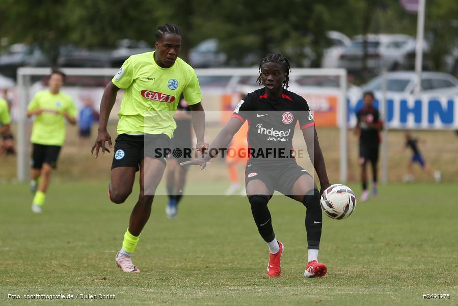 Sportgelände, 06.07.2025, sport, action, Fussball, BFV, Altfeld, AUTO-Bauer-Cup 2025, DFB-Nachwuchsliga U17, SGE, SVK, Eintracht Frankfurt, SV Stuttgarter Kickers - Bild-ID: 2491975