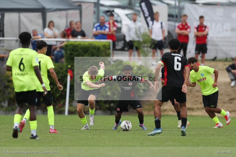 Sportgelände, 06.07.2025, sport, action, Fussball, BFV, Altfeld, AUTO-Bauer-Cup 2025, DFB-Nachwuchsliga U17, SGE, SVK, Eintracht Frankfurt, SV Stuttgarter Kickers - Bild-ID: 2491985