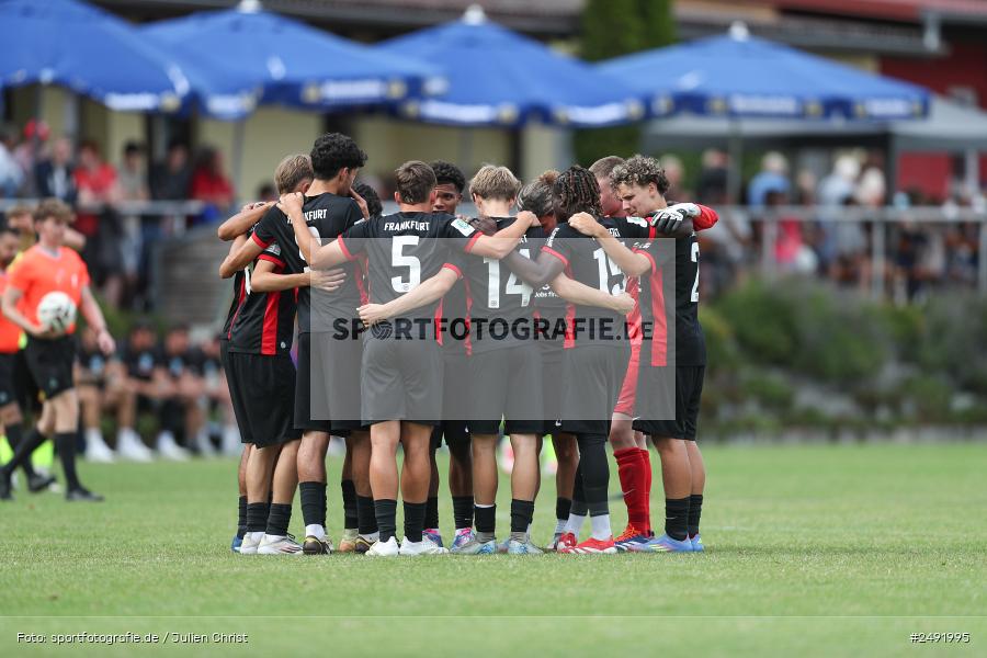 sport, action, Sportgelände, SVK, SV Stuttgarter Kickers, SGE, Fussball, Eintracht Frankfurt, DFB-Nachwuchsliga U17, BFV, Altfeld, AUTO-Bauer-Cup 2025, 06.07.2025 - Bild-ID: 2491995