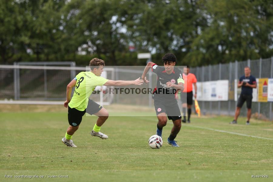 sport, action, Sportgelände, SVK, SV Stuttgarter Kickers, SGE, Fussball, Eintracht Frankfurt, DFB-Nachwuchsliga U17, BFV, Altfeld, AUTO-Bauer-Cup 2025, 06.07.2025 - Bild-ID: 2491998