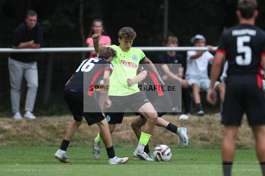 sport, action, Sportgelände, SVK, SV Stuttgarter Kickers, SGE, Fussball, Eintracht Frankfurt, DFB-Nachwuchsliga U17, BFV, Altfeld, AUTO-Bauer-Cup 2025, 06.07.2025 - Bild-ID: 2492006 sport, action, Sportgelände, SVK, SV Stuttgarter Kickers, SGE, Fussball, Eintracht Frankfurt, DFB-Nachwuchsliga U17, BFV, Altfeld, AUTO-Bauer-Cup 2025, 06.07.2025 - Bild-ID: 2492006