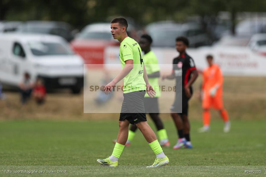 sport, action, Sportgelände, SVK, SV Stuttgarter Kickers, SGE, Fussball, Eintracht Frankfurt, DFB-Nachwuchsliga U17, BFV, Altfeld, AUTO-Bauer-Cup 2025, 06.07.2025 - Bild-ID: 2492025