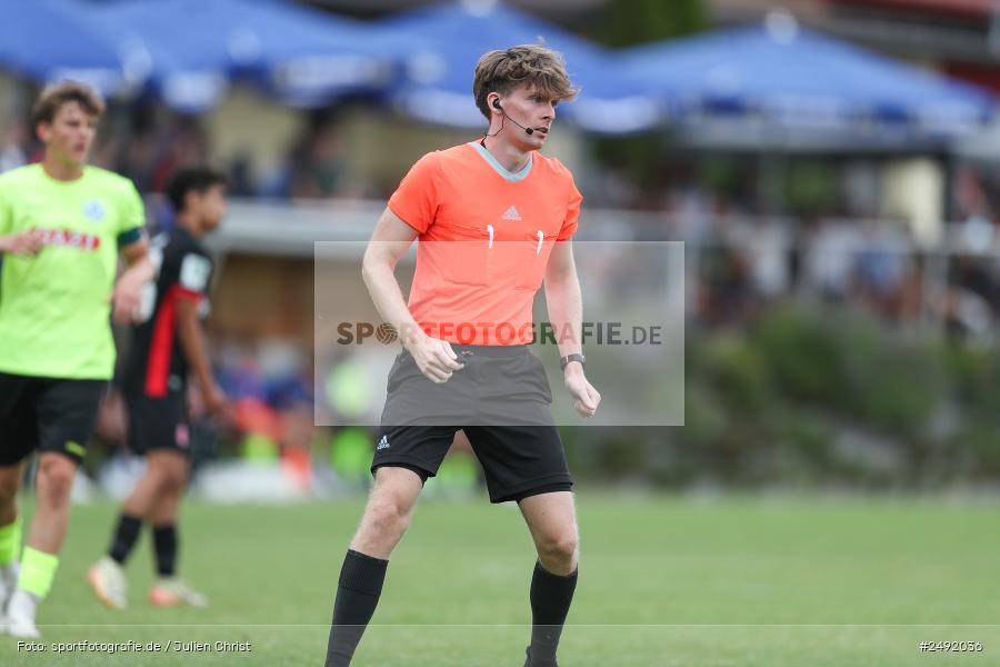 sport, action, Sportgelände, SVK, SV Stuttgarter Kickers, SGE, Fussball, Eintracht Frankfurt, DFB-Nachwuchsliga U17, BFV, Altfeld, AUTO-Bauer-Cup 2025, 06.07.2025 - Bild-ID: 2492036