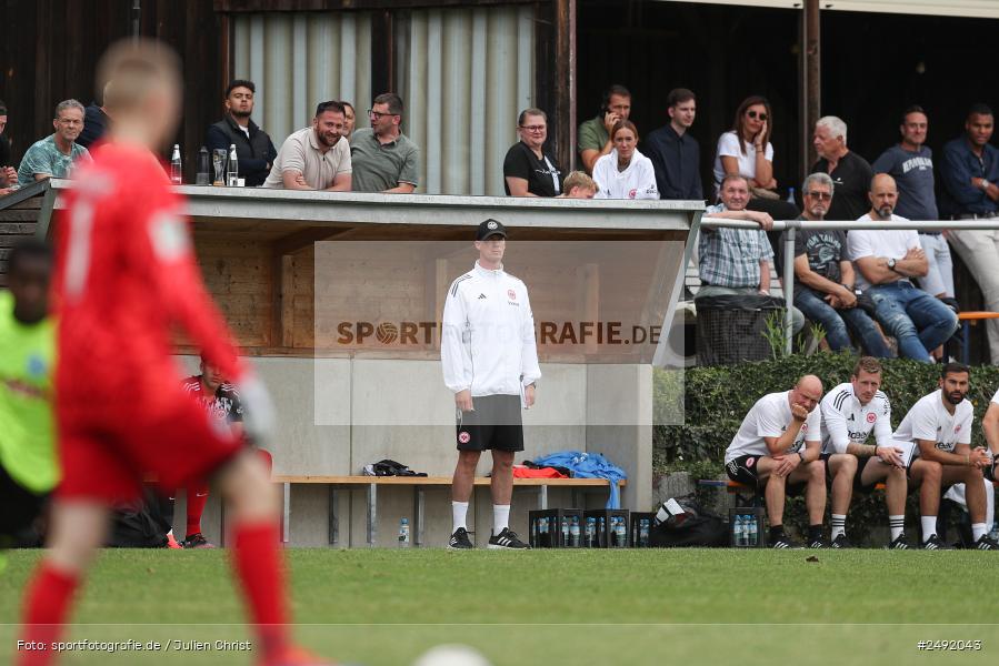 sport, action, Sportgelände, SVK, SV Stuttgarter Kickers, SGE, Fussball, Eintracht Frankfurt, DFB-Nachwuchsliga U17, BFV, Altfeld, AUTO-Bauer-Cup 2025, 06.07.2025 - Bild-ID: 2492043