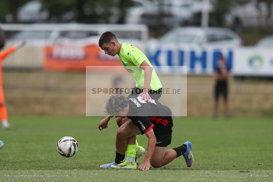 sport, action, Sportgelände, SVK, SV Stuttgarter Kickers, SGE, Fussball, Eintracht Frankfurt, DFB-Nachwuchsliga U17, BFV, Altfeld, AUTO-Bauer-Cup 2025, 06.07.2025 - Bild-ID: 2492044