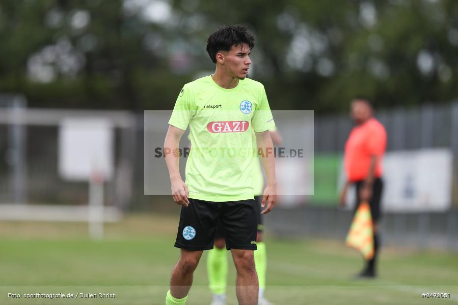 sport, action, Sportgelände, SVK, SV Stuttgarter Kickers, SGE, Fussball, Eintracht Frankfurt, DFB-Nachwuchsliga U17, BFV, Altfeld, AUTO-Bauer-Cup 2025, 06.07.2025 - Bild-ID: 2492051