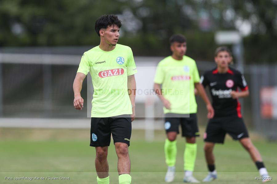 sport, action, Sportgelände, SVK, SV Stuttgarter Kickers, SGE, Fussball, Eintracht Frankfurt, DFB-Nachwuchsliga U17, BFV, Altfeld, AUTO-Bauer-Cup 2025, 06.07.2025 - Bild-ID: 2492052
