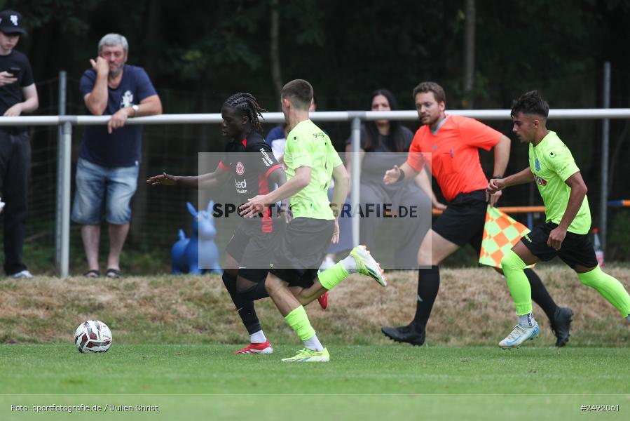 sport, action, Sportgelände, SVK, SV Stuttgarter Kickers, SGE, Fussball, Eintracht Frankfurt, DFB-Nachwuchsliga U17, BFV, Altfeld, AUTO-Bauer-Cup 2025, 06.07.2025 - Bild-ID: 2492061