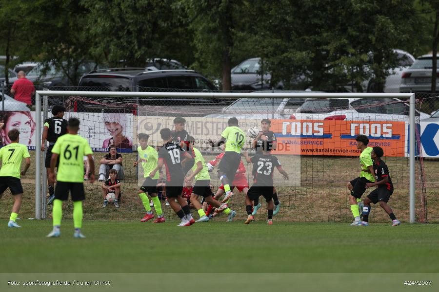 sport, action, Sportgelände, SVK, SV Stuttgarter Kickers, SGE, Fussball, Eintracht Frankfurt, DFB-Nachwuchsliga U17, BFV, Altfeld, AUTO-Bauer-Cup 2025, 06.07.2025 - Bild-ID: 2492067