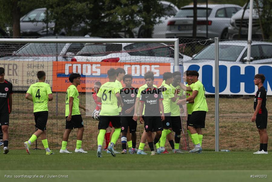 sport, action, Sportgelände, SVK, SV Stuttgarter Kickers, SGE, Fussball, Eintracht Frankfurt, DFB-Nachwuchsliga U17, BFV, Altfeld, AUTO-Bauer-Cup 2025, 06.07.2025 - Bild-ID: 2492072