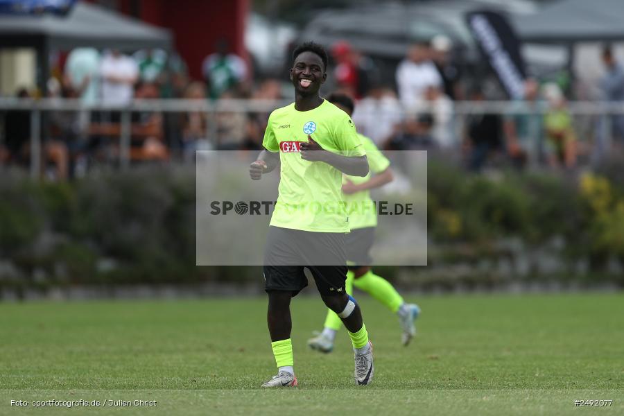 sport, action, Sportgelände, SVK, SV Stuttgarter Kickers, SGE, Fussball, Eintracht Frankfurt, DFB-Nachwuchsliga U17, BFV, Altfeld, AUTO-Bauer-Cup 2025, 06.07.2025 - Bild-ID: 2492077