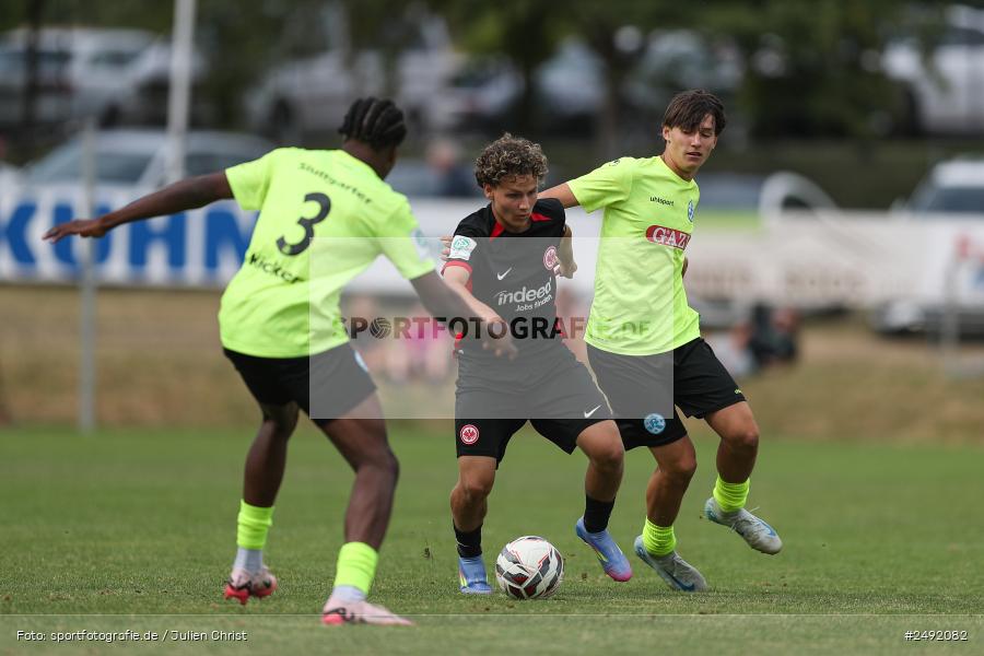 sport, action, Sportgelände, SVK, SV Stuttgarter Kickers, SGE, Fussball, Eintracht Frankfurt, DFB-Nachwuchsliga U17, BFV, Altfeld, AUTO-Bauer-Cup 2025, 06.07.2025 - Bild-ID: 2492082