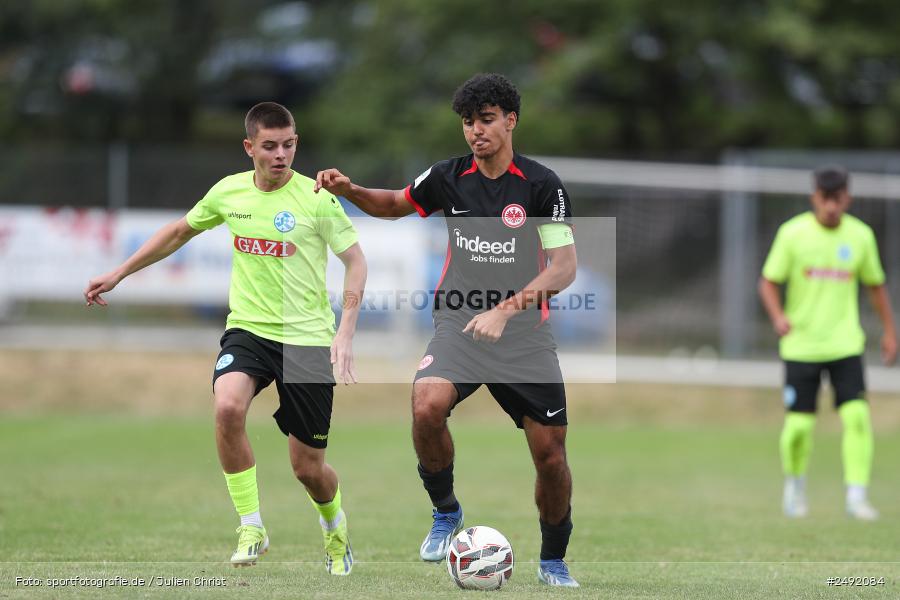 sport, action, Sportgelände, SVK, SV Stuttgarter Kickers, SGE, Fussball, Eintracht Frankfurt, DFB-Nachwuchsliga U17, BFV, Altfeld, AUTO-Bauer-Cup 2025, 06.07.2025 - Bild-ID: 2492084