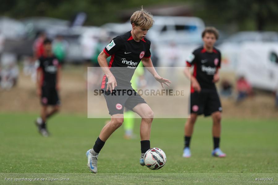 sport, action, Sportgelände, SVK, SV Stuttgarter Kickers, SGE, Fussball, Eintracht Frankfurt, DFB-Nachwuchsliga U17, BFV, Altfeld, AUTO-Bauer-Cup 2025, 06.07.2025 - Bild-ID: 2492090