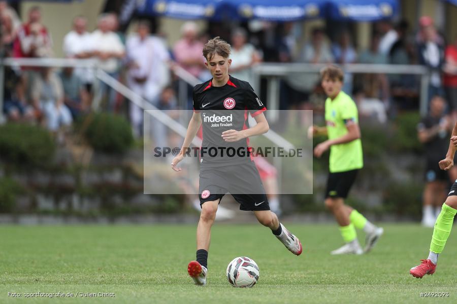 sport, action, Sportgelände, SVK, SV Stuttgarter Kickers, SGE, Fussball, Eintracht Frankfurt, DFB-Nachwuchsliga U17, BFV, Altfeld, AUTO-Bauer-Cup 2025, 06.07.2025 - Bild-ID: 2492093