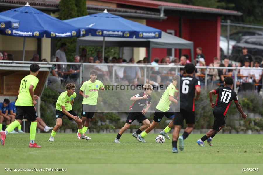 sport, action, Sportgelände, SVK, SV Stuttgarter Kickers, SGE, Fussball, Eintracht Frankfurt, DFB-Nachwuchsliga U17, BFV, Altfeld, AUTO-Bauer-Cup 2025, 06.07.2025 - Bild-ID: 2492095