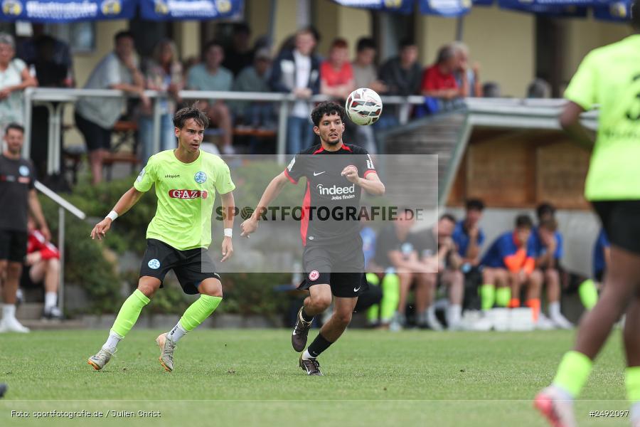 sport, action, Sportgelände, SVK, SV Stuttgarter Kickers, SGE, Fussball, Eintracht Frankfurt, DFB-Nachwuchsliga U17, BFV, Altfeld, AUTO-Bauer-Cup 2025, 06.07.2025 - Bild-ID: 2492097