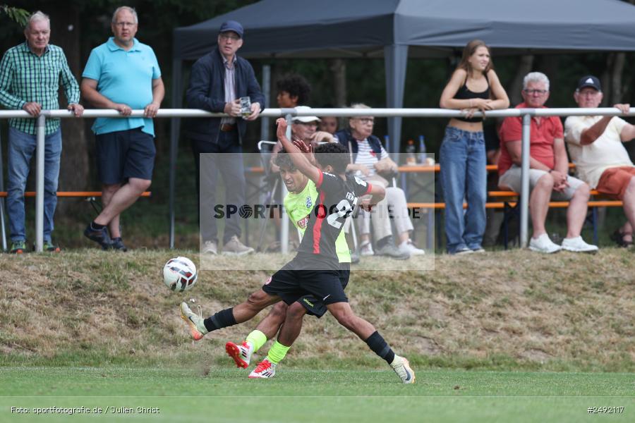 sport, action, Sportgelände, SVK, SV Stuttgarter Kickers, SGE, Fussball, Eintracht Frankfurt, DFB-Nachwuchsliga U17, BFV, Altfeld, AUTO-Bauer-Cup 2025, 06.07.2025 - Bild-ID: 2492117