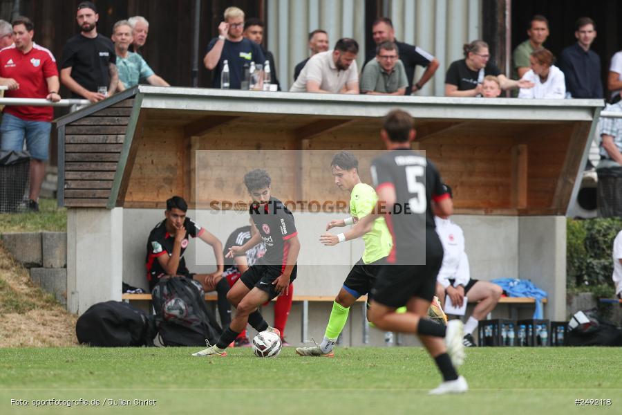 sport, action, Sportgelände, SVK, SV Stuttgarter Kickers, SGE, Fussball, Eintracht Frankfurt, DFB-Nachwuchsliga U17, BFV, Altfeld, AUTO-Bauer-Cup 2025, 06.07.2025 - Bild-ID: 2492118