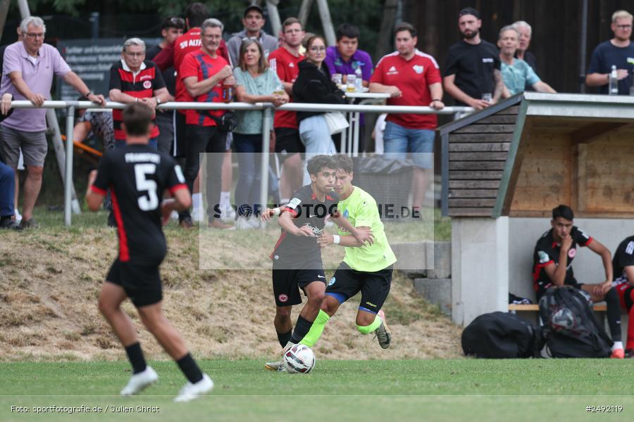 sport, action, Sportgelände, SVK, SV Stuttgarter Kickers, SGE, Fussball, Eintracht Frankfurt, DFB-Nachwuchsliga U17, BFV, Altfeld, AUTO-Bauer-Cup 2025, 06.07.2025 - Bild-ID: 2492119