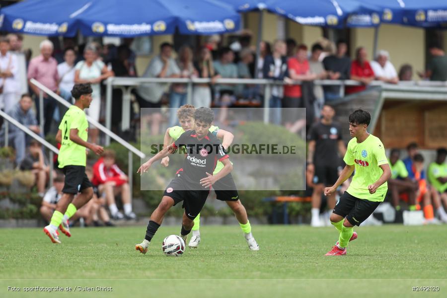 sport, action, Sportgelände, SVK, SV Stuttgarter Kickers, SGE, Fussball, Eintracht Frankfurt, DFB-Nachwuchsliga U17, BFV, Altfeld, AUTO-Bauer-Cup 2025, 06.07.2025 - Bild-ID: 2492120
