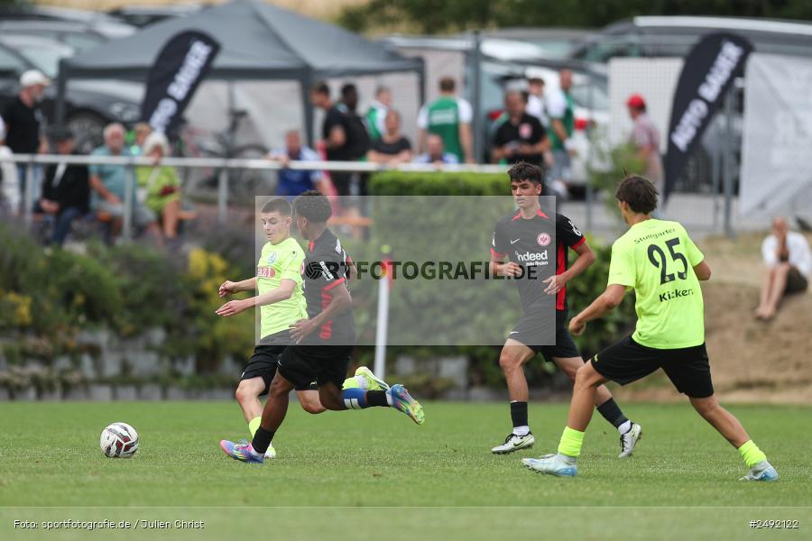 sport, action, Sportgelände, SVK, SV Stuttgarter Kickers, SGE, Fussball, Eintracht Frankfurt, DFB-Nachwuchsliga U17, BFV, Altfeld, AUTO-Bauer-Cup 2025, 06.07.2025 - Bild-ID: 2492122