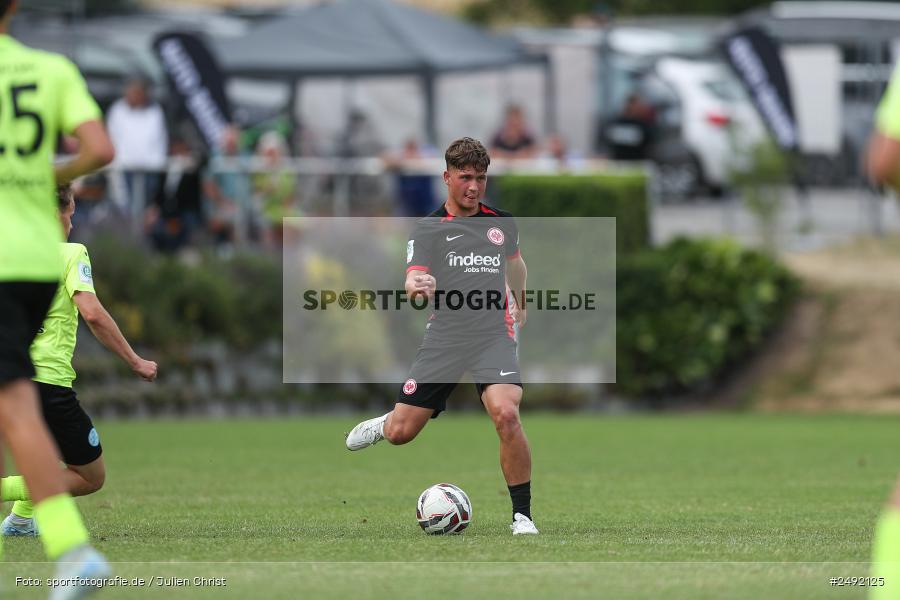 sport, action, Sportgelände, SVK, SV Stuttgarter Kickers, SGE, Fussball, Eintracht Frankfurt, DFB-Nachwuchsliga U17, BFV, Altfeld, AUTO-Bauer-Cup 2025, 06.07.2025 - Bild-ID: 2492125