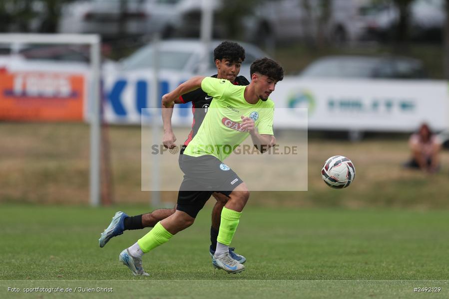 sport, action, Sportgelände, SVK, SV Stuttgarter Kickers, SGE, Fussball, Eintracht Frankfurt, DFB-Nachwuchsliga U17, BFV, Altfeld, AUTO-Bauer-Cup 2025, 06.07.2025 - Bild-ID: 2492129