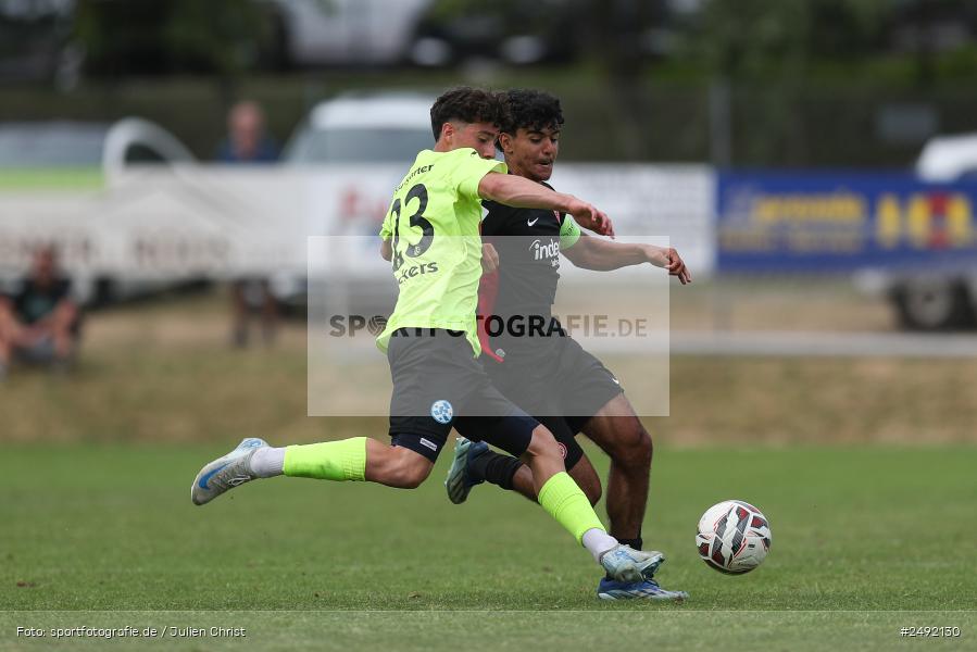 sport, action, Sportgelände, SVK, SV Stuttgarter Kickers, SGE, Fussball, Eintracht Frankfurt, DFB-Nachwuchsliga U17, BFV, Altfeld, AUTO-Bauer-Cup 2025, 06.07.2025 - Bild-ID: 2492130