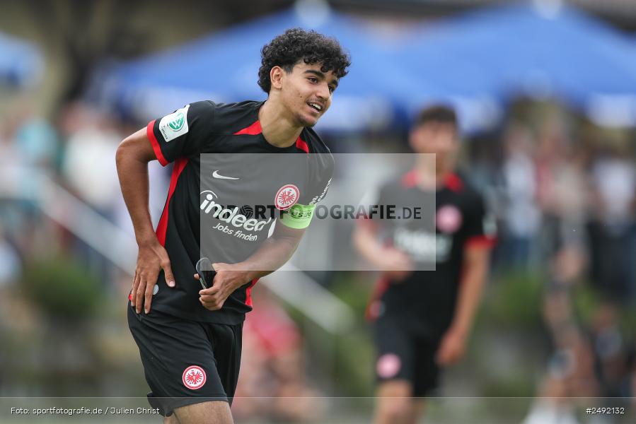sport, action, Sportgelände, SVK, SV Stuttgarter Kickers, SGE, Fussball, Eintracht Frankfurt, DFB-Nachwuchsliga U17, BFV, Altfeld, AUTO-Bauer-Cup 2025, 06.07.2025 - Bild-ID: 2492132