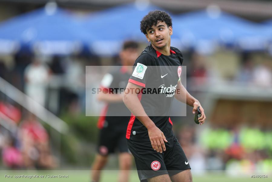 sport, action, Sportgelände, SVK, SV Stuttgarter Kickers, SGE, Fussball, Eintracht Frankfurt, DFB-Nachwuchsliga U17, BFV, Altfeld, AUTO-Bauer-Cup 2025, 06.07.2025 - Bild-ID: 2492134