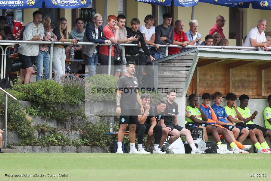 sport, action, Sportgelände, SVK, SV Stuttgarter Kickers, SGE, Fussball, Eintracht Frankfurt, DFB-Nachwuchsliga U17, BFV, Altfeld, AUTO-Bauer-Cup 2025, 06.07.2025 - Bild-ID: 2492136