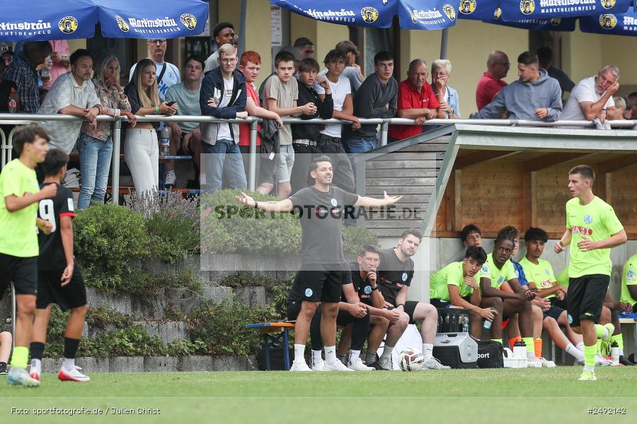sport, action, Sportgelände, SVK, SV Stuttgarter Kickers, SGE, Fussball, Eintracht Frankfurt, DFB-Nachwuchsliga U17, BFV, Altfeld, AUTO-Bauer-Cup 2025, 06.07.2025 - Bild-ID: 2492142