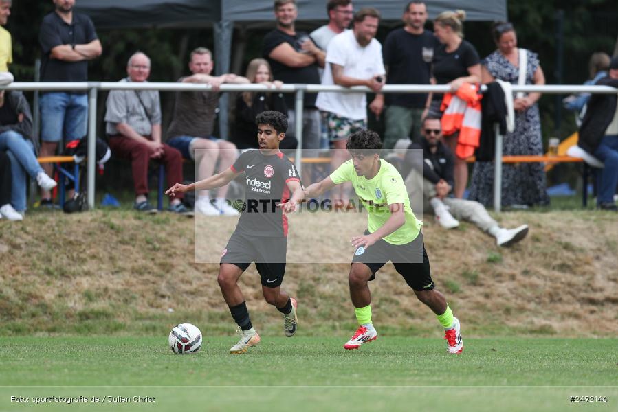 sport, action, Sportgelände, SVK, SV Stuttgarter Kickers, SGE, Fussball, Eintracht Frankfurt, DFB-Nachwuchsliga U17, BFV, Altfeld, AUTO-Bauer-Cup 2025, 06.07.2025 - Bild-ID: 2492146