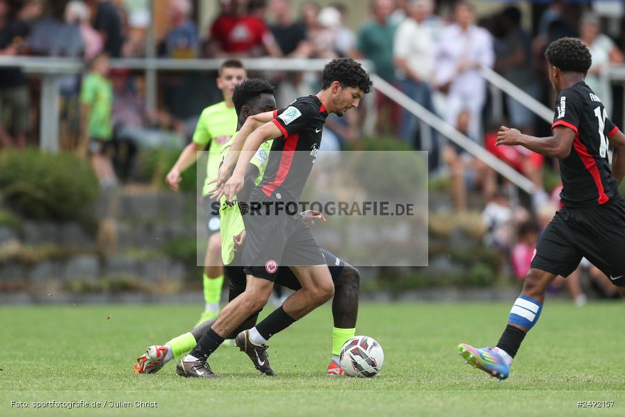 sport, action, Sportgelände, SVK, SV Stuttgarter Kickers, SGE, Fussball, Eintracht Frankfurt, DFB-Nachwuchsliga U17, BFV, Altfeld, AUTO-Bauer-Cup 2025, 06.07.2025 - Bild-ID: 2492157