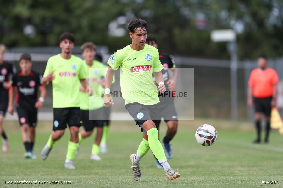 sport, action, Sportgelände, SVK, SV Stuttgarter Kickers, SGE, Fussball, Eintracht Frankfurt, DFB-Nachwuchsliga U17, BFV, Altfeld, AUTO-Bauer-Cup 2025, 06.07.2025 - Bild-ID: 2492161