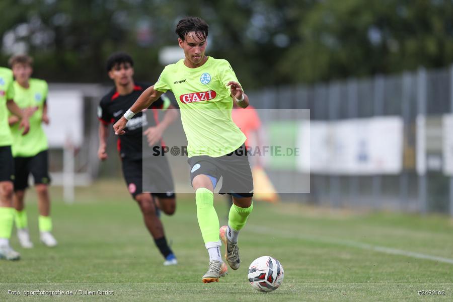 sport, action, Sportgelände, SVK, SV Stuttgarter Kickers, SGE, Fussball, Eintracht Frankfurt, DFB-Nachwuchsliga U17, BFV, Altfeld, AUTO-Bauer-Cup 2025, 06.07.2025 - Bild-ID: 2492162
