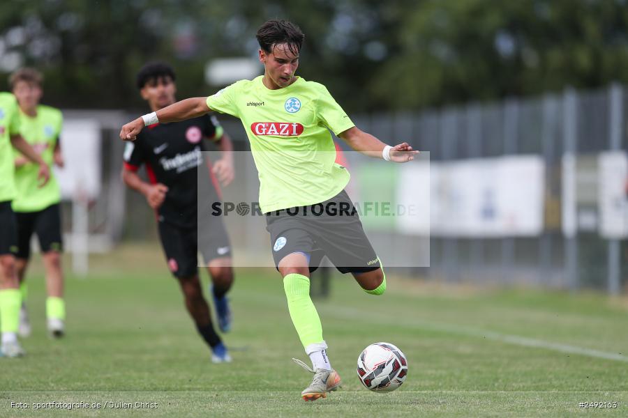 sport, action, Sportgelände, SVK, SV Stuttgarter Kickers, SGE, Fussball, Eintracht Frankfurt, DFB-Nachwuchsliga U17, BFV, Altfeld, AUTO-Bauer-Cup 2025, 06.07.2025 - Bild-ID: 2492163