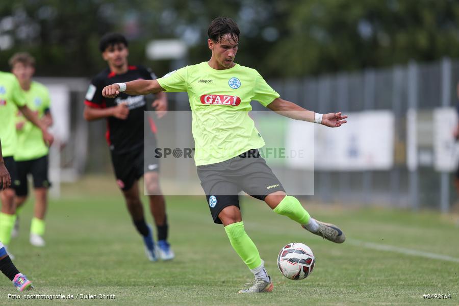 sport, action, Sportgelände, SVK, SV Stuttgarter Kickers, SGE, Fussball, Eintracht Frankfurt, DFB-Nachwuchsliga U17, BFV, Altfeld, AUTO-Bauer-Cup 2025, 06.07.2025 - Bild-ID: 2492164