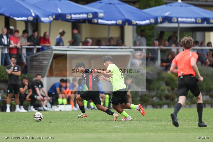 sport, action, Sportgelände, SVK, SV Stuttgarter Kickers, SGE, Fussball, Eintracht Frankfurt, DFB-Nachwuchsliga U17, BFV, Altfeld, AUTO-Bauer-Cup 2025, 06.07.2025 - Bild-ID: 2492165