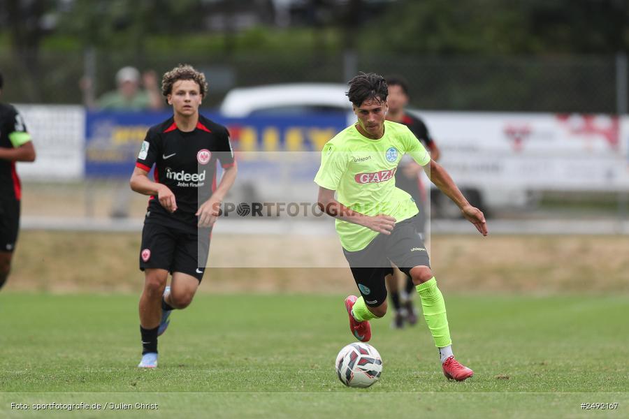 sport, action, Sportgelände, SVK, SV Stuttgarter Kickers, SGE, Fussball, Eintracht Frankfurt, DFB-Nachwuchsliga U17, BFV, Altfeld, AUTO-Bauer-Cup 2025, 06.07.2025 - Bild-ID: 2492167
