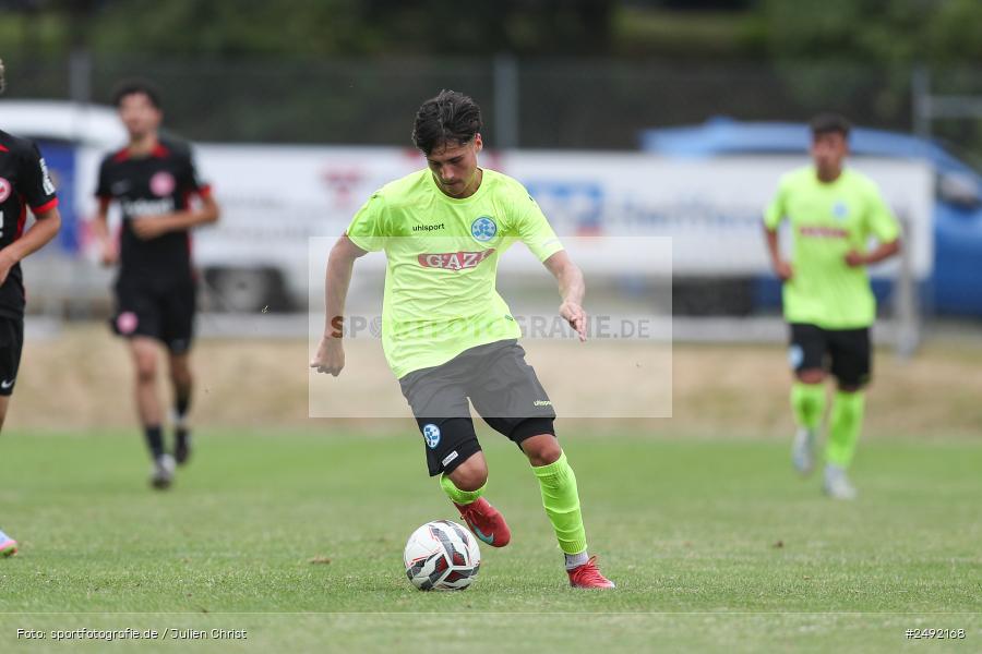 sport, action, Sportgelände, SVK, SV Stuttgarter Kickers, SGE, Fussball, Eintracht Frankfurt, DFB-Nachwuchsliga U17, BFV, Altfeld, AUTO-Bauer-Cup 2025, 06.07.2025 - Bild-ID: 2492168